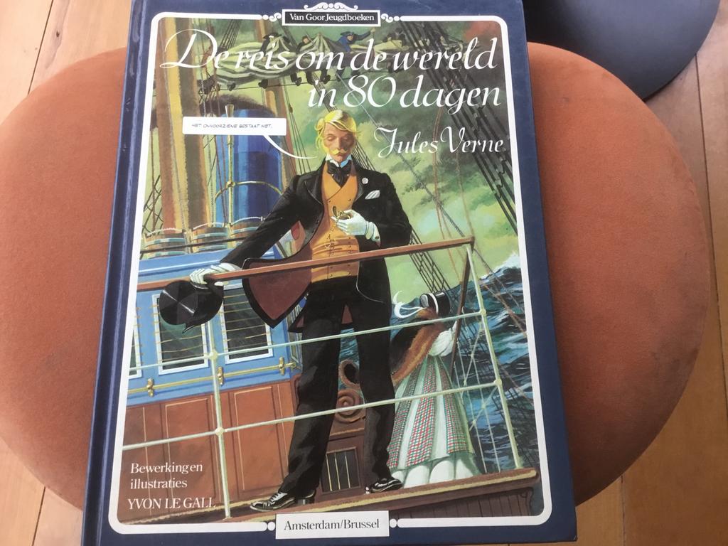 Jules Verne: Reis om de wereld in 80 dagen (ST1), Ophalen of Verzenden, Gelezen