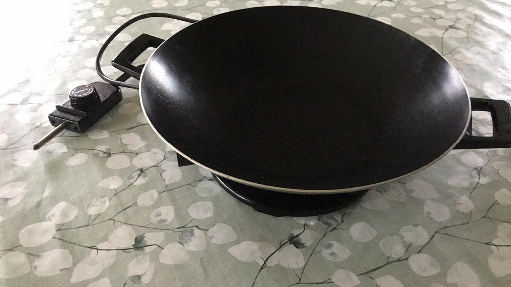 Elektrische wok Philips in goede staat, Huis en Inrichting, Ophalen, Gebruikt, Wok