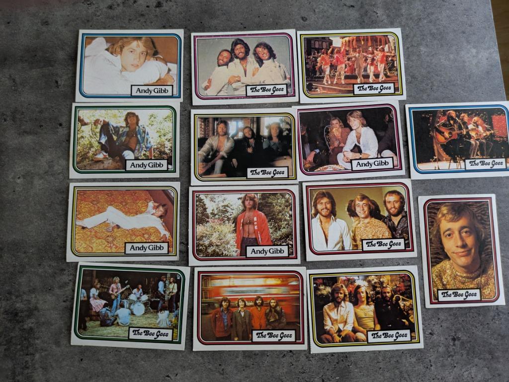 CARTES MONTY GUM BEE GHOST ANDY GIBB 14X ANNO 1978, Envoi