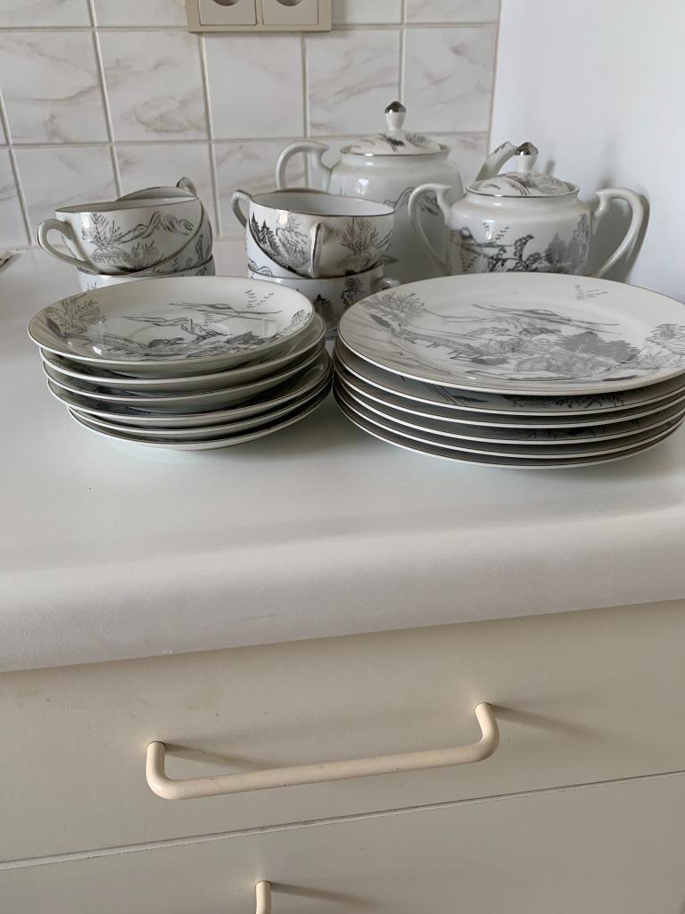 Service à thé Kutani en porcelaine 20 pièces, Enlèvement ou Envoi