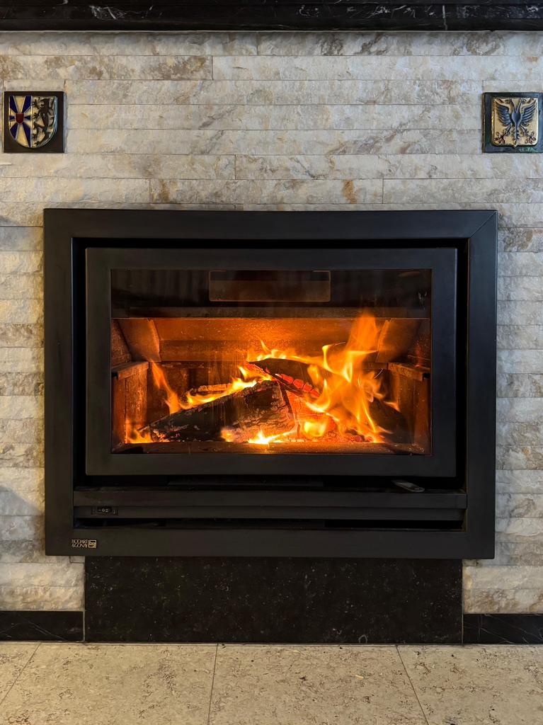 Inbouwcasette houthaard kachel Bodart & Gonay, Maison & Meubles, Enlèvement, Utilisé, Encastré, Cheminée au bois