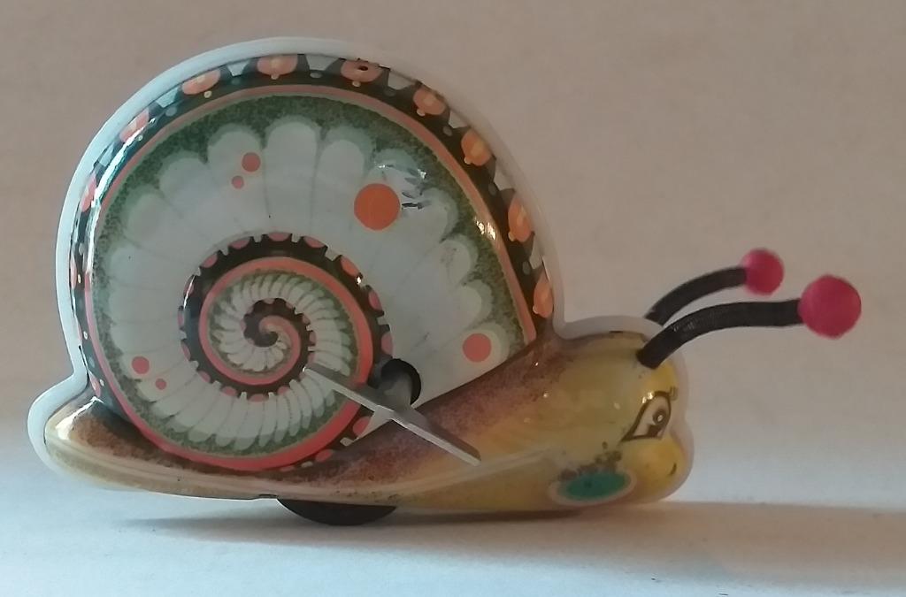 Automate escargot en tôle - Chine, année 80, Antiquités & Art, Enlèvement ou Envoi