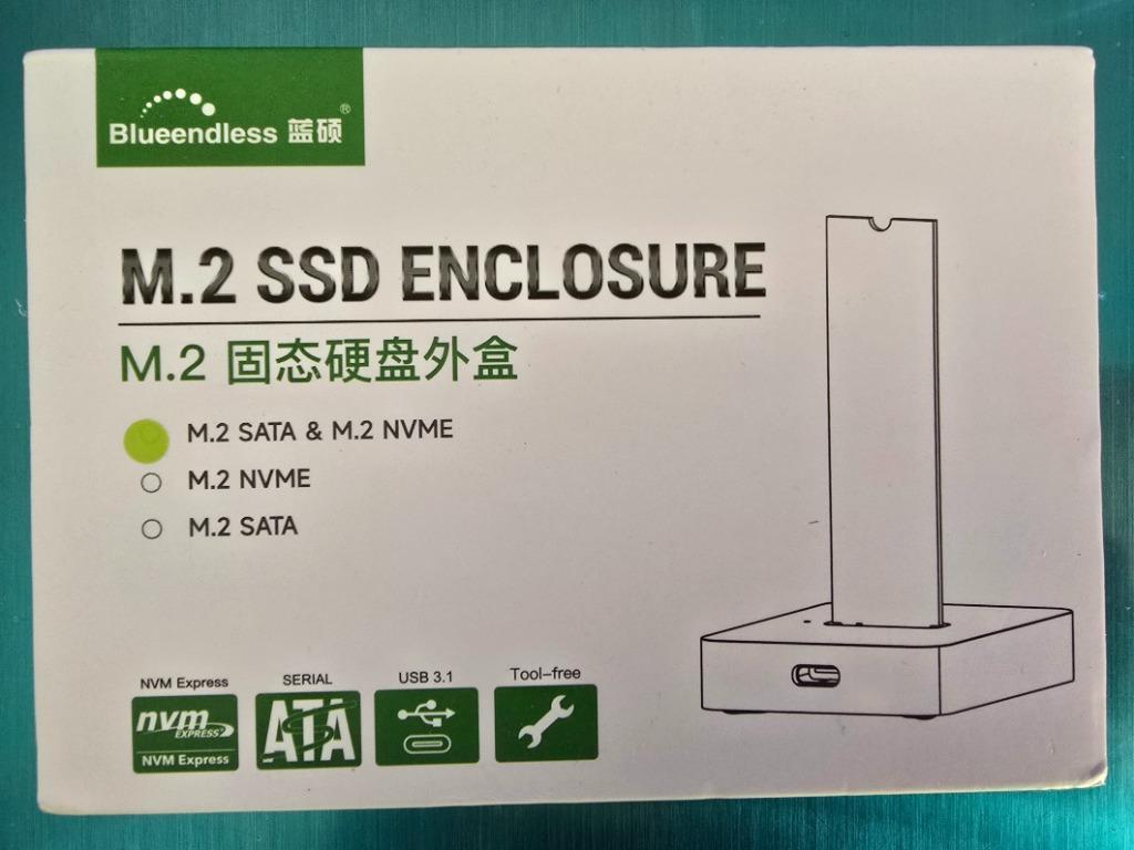 NVMe & SATA SSD - externe USB-schijf - Nieuw product, Computers en Software, Harde schijven, Nieuw, Ophalen of Verzenden, + de 4 tera