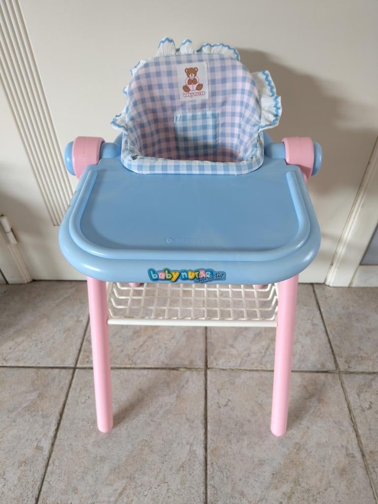 Eetstoel voor poppen ,merk Berchet, Kinderen en Baby's, Speelgoed | Poppen, Ophalen of Verzenden, Gebruikt