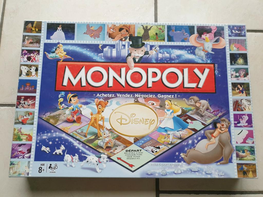 Monopoly Disney, Hobby en Vrije tijd, Gezelschapsspellen | Bordspellen, Ophalen of Verzenden, Zo goed als nieuw