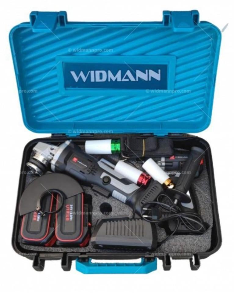 Pack duo clé à chocs + meuleuse d'angle + jeu de douilles, Enlèvement ou Envoi, Neuf, Batterie