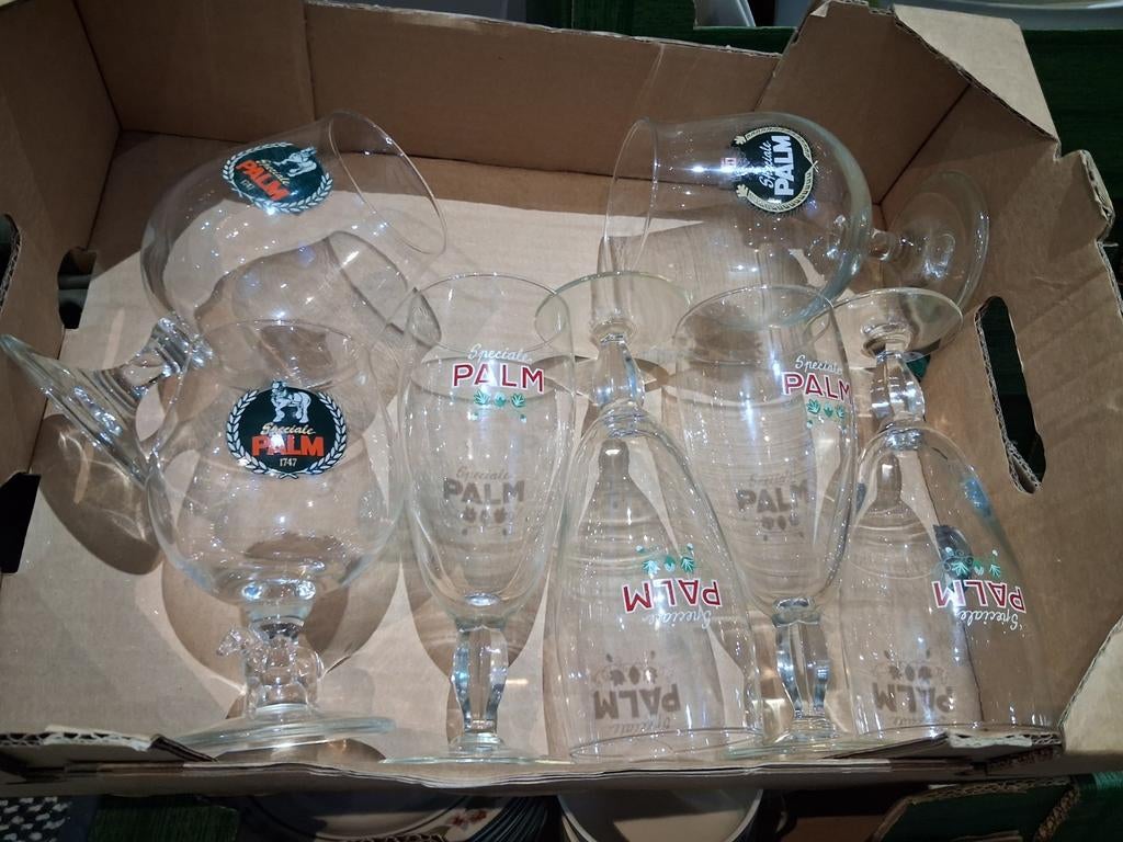 Palm glazen  bolletjes.4 lange., Enlèvement, Palm