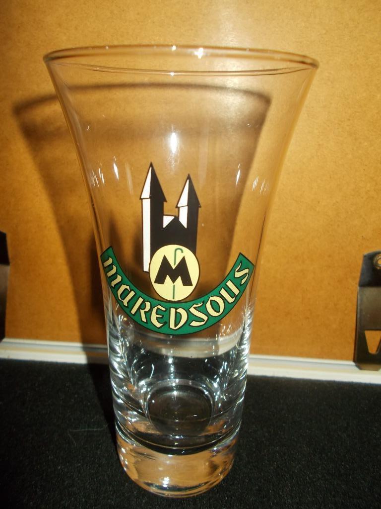 Brasserie Du Faleau- Châtelineau-verre ancien de Maredsous-3, Collections, Enlèvement ou Envoi, Comme neuf, Verre ou Verres, Duvel