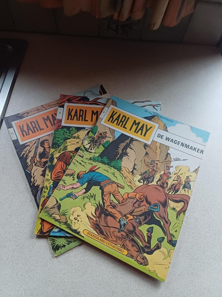 strips karl may, Boeken, Meerdere stripboeken, Ophalen, Gelezen, Willy vandersteen