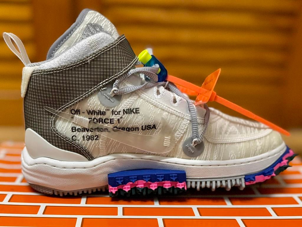 Nike x Off-White Air Force 1 Mid, Neuf, Enlèvement ou Envoi, Blanc, Baskets