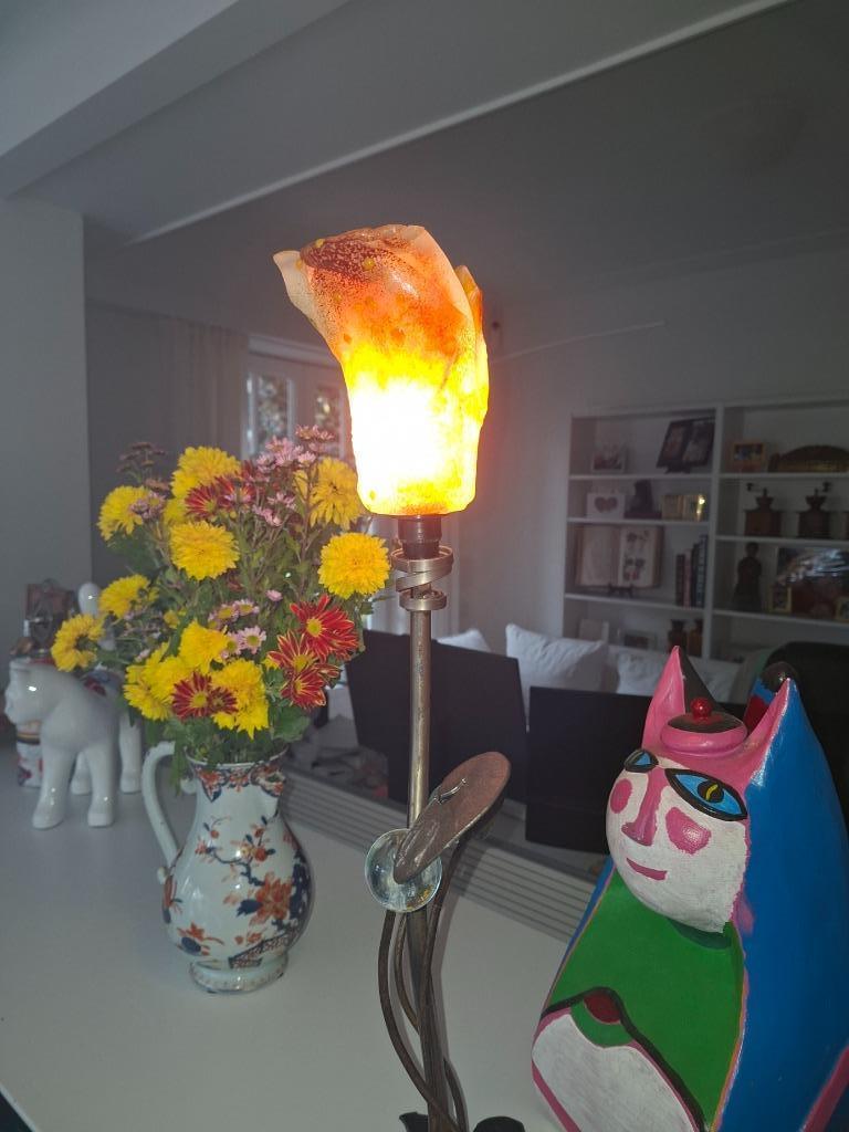 lampe de table, Maison & Meubles, Lampes | Lampes de table, Envoi, Comme neuf, Verre, Art deco