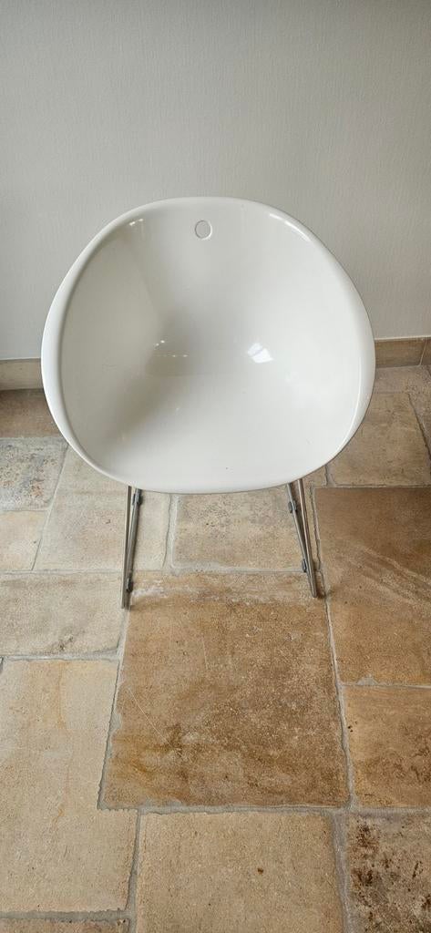 6 chaises blanc Pedrali Gliss 920, Maison & Meubles, Enlèvement, Blanc