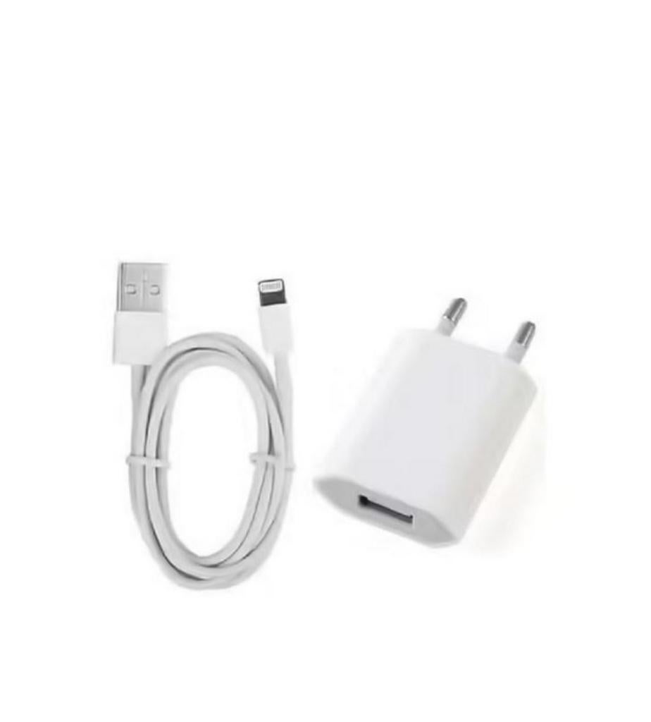 Chargeur Iphone X 8 7 6s 6 Plus 5 5s 5c Se Prise +câble, Enlèvement ou Envoi, Neuf