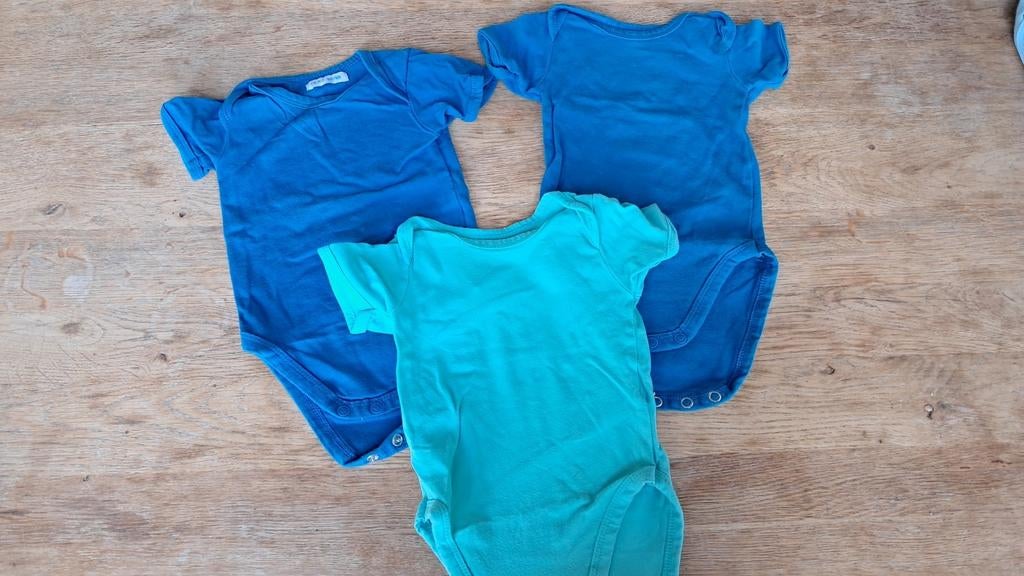 3 rompers Hema 62/68, Kinderen en Baby's, Ophalen of Verzenden, Zo goed als nieuw