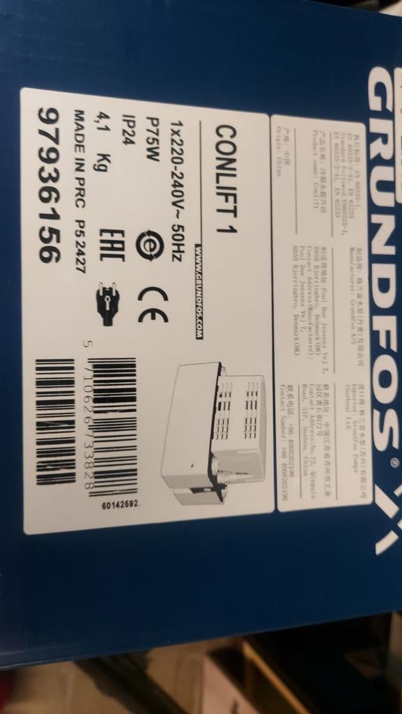 Pompe condensât, Enlèvement