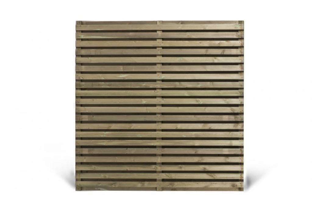 Paravent de jardin à lamelles fines (Paravent Estrada / Zebr