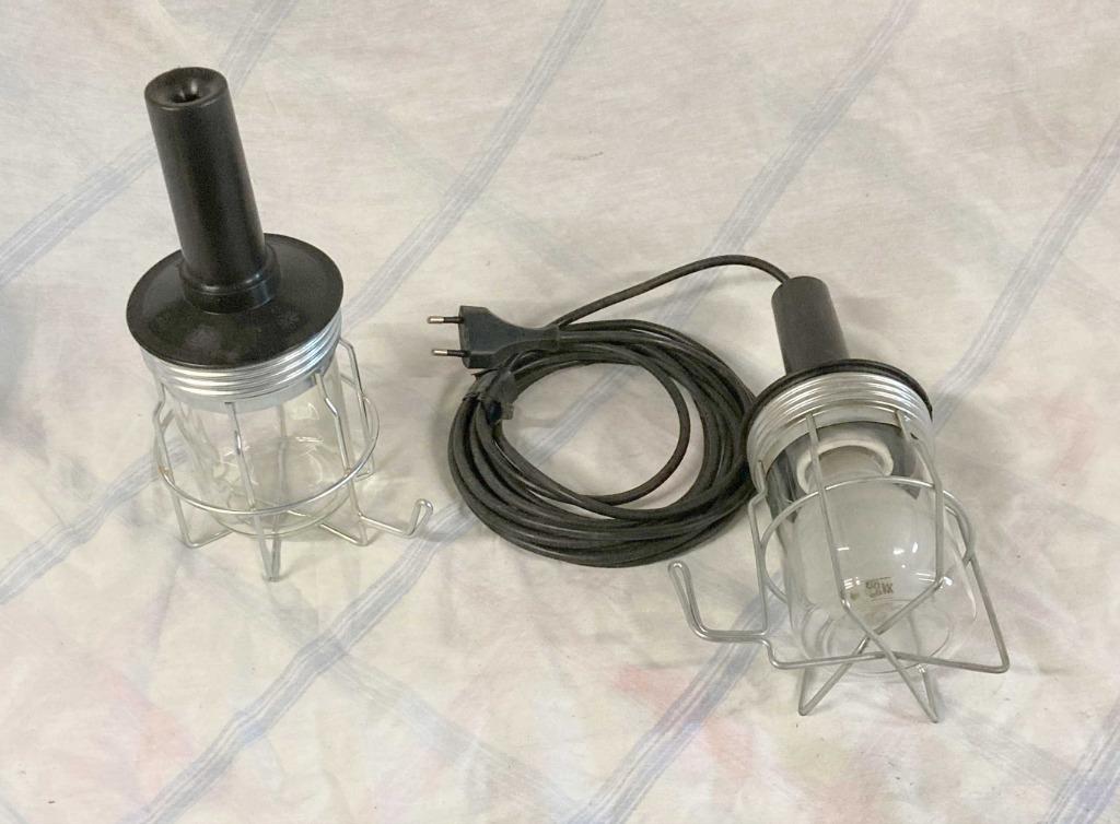 Baladeuse en acier galavanisé. 250V/60W E27, Bricolage & Construction, Enlèvement ou Envoi, Neuf