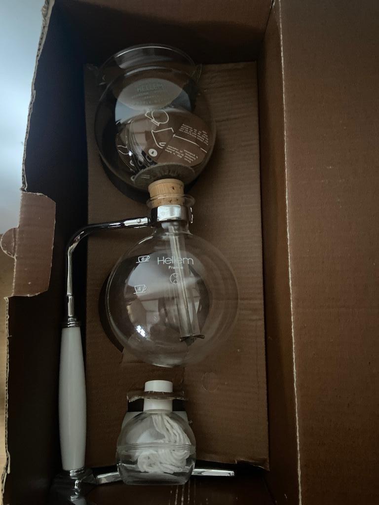 Vintage cona hellem in originele doos, Ophalen