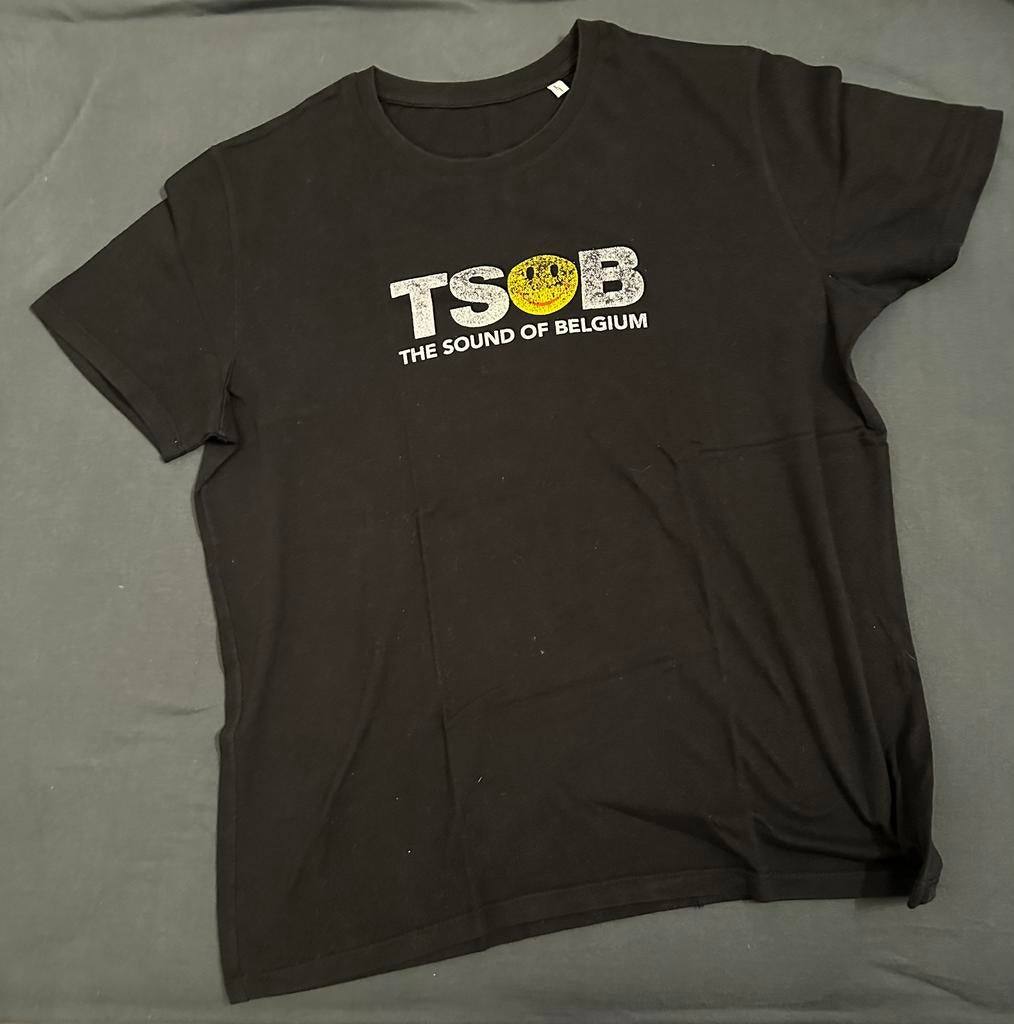 THE SOUND OF BELGIUM tshirt maat L, Ophalen of Verzenden, Zo goed als nieuw, Maat 52/54 (L)