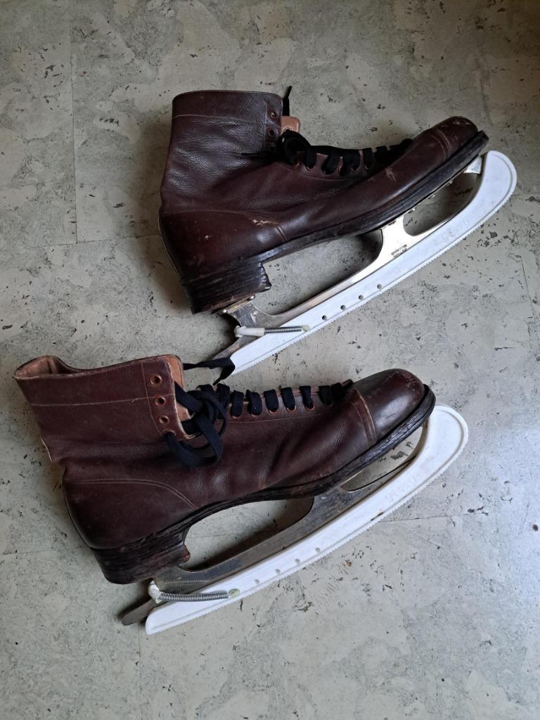 oude ijsschaatsen, Sport en Fitness, Schaatsen, Ophalen, Gebruikt, Kunstschaatsen