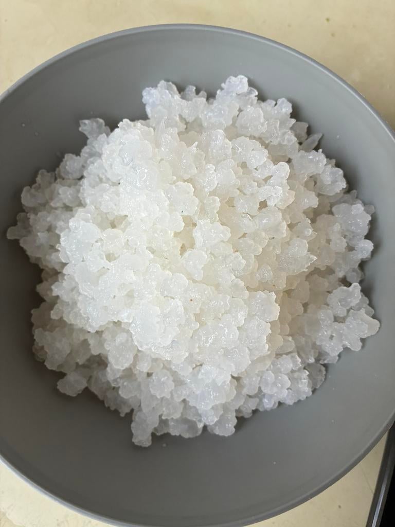 Waterkefir korrels, Ophalen