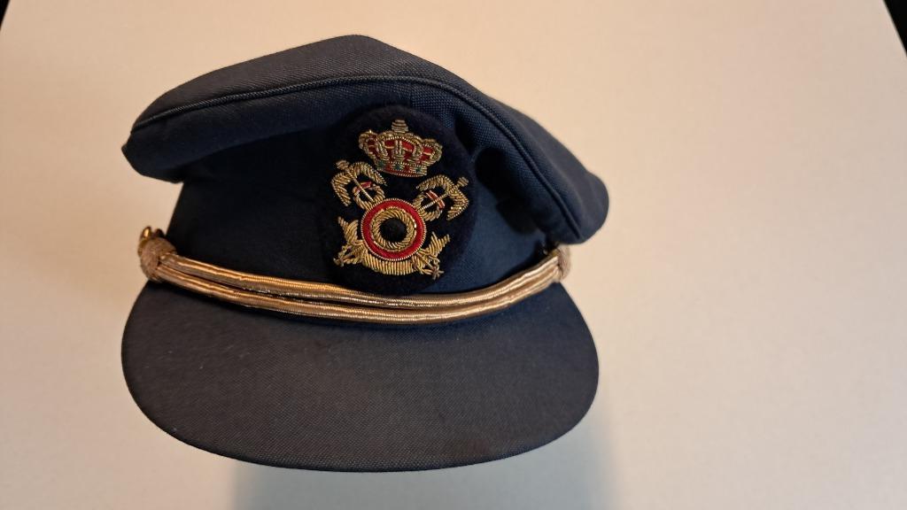 BELGIQUE - KEPI OFFICIER DOUANES, Ophalen of Verzenden, Overige soorten, Helm of Baret
