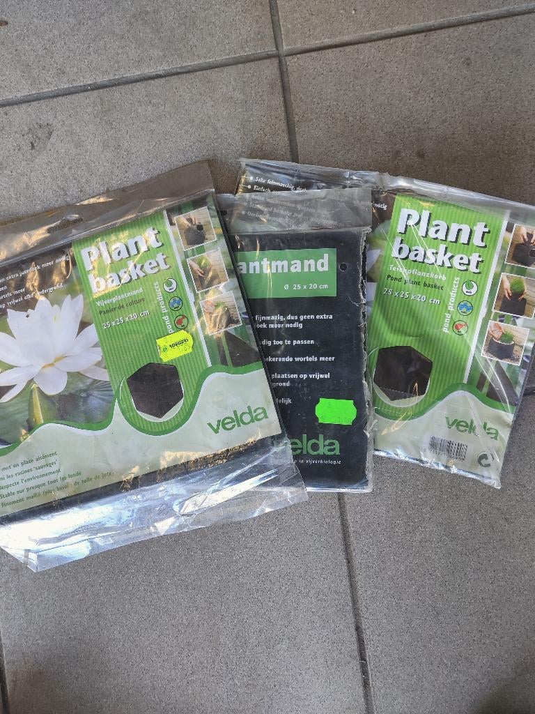 Plantmanden voor vijver, Ophalen, Zo goed als nieuw