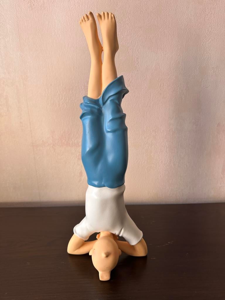 Tintin yoga Leblon Delienne 1987, Collections, Enlèvement, Tintin, Utilisé, Statue ou Figurine