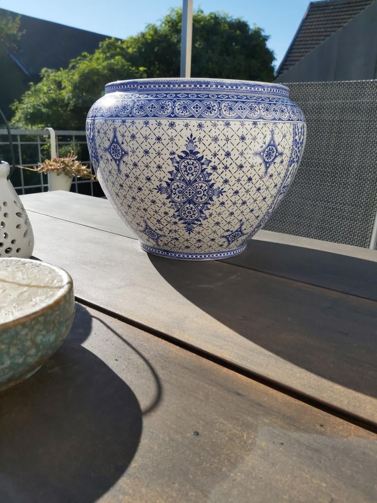 2 bloempotten vazen bruges BFK Boch keramis, Antiek en Kunst, Ophalen