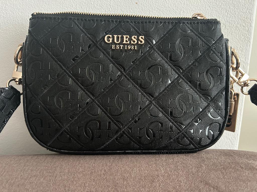 Guess tas, Handtassen en Accessoires, Ophalen, Zo goed als nieuw, Zwart, Schoudertasje