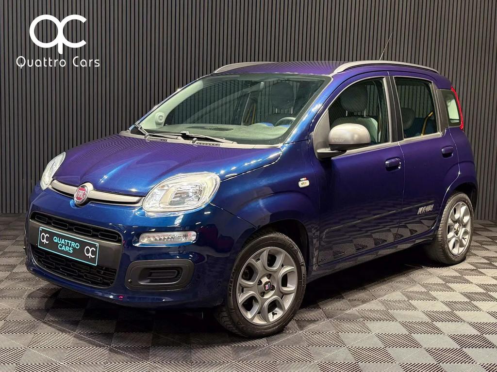 Fiat Panda 1.2i K-way Edition - Climatisation - Capteurs arr, Auto's, Fiat, 4 zetels, Stof, Gebruikt, Blauw