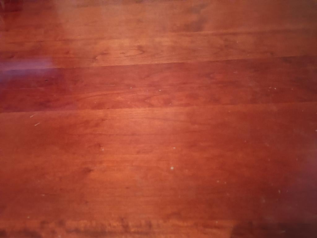 table à manger en cerisier, Enlèvement, Comme neuf, Rectangulaire, Cerisier