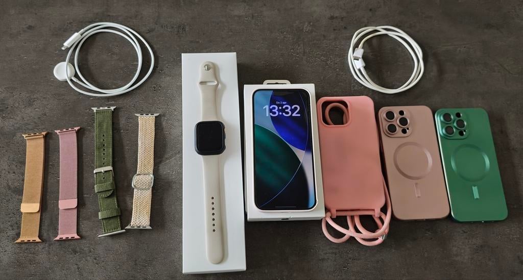 Apple iPhone 15 pro max en apple watch SE 2021, Télécoms, Téléphonie mobile | Apple iPhone, Utilisé, 256 GB, Sans abonnement, Sans simlock