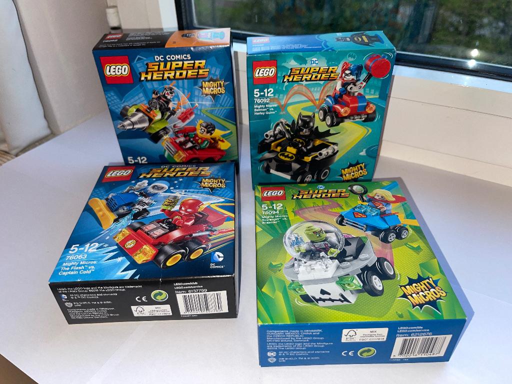 Lego Superheroes DC Comics 4st, Ophalen of Verzenden, Nieuw, Complete set, Lego