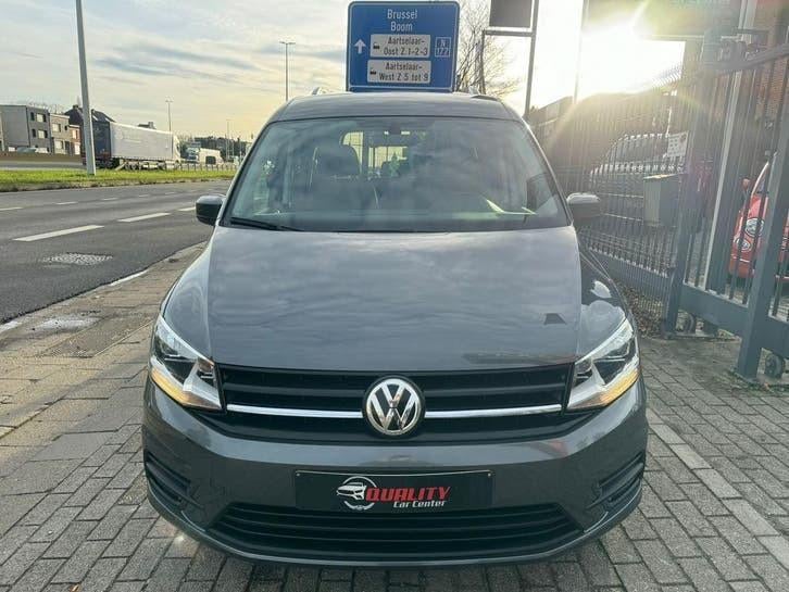 te koop vw caddy 2.0 tdi 130000 km  automaat garantie, Auto's, Euro 6, 72 kW, Bedrijf, USB