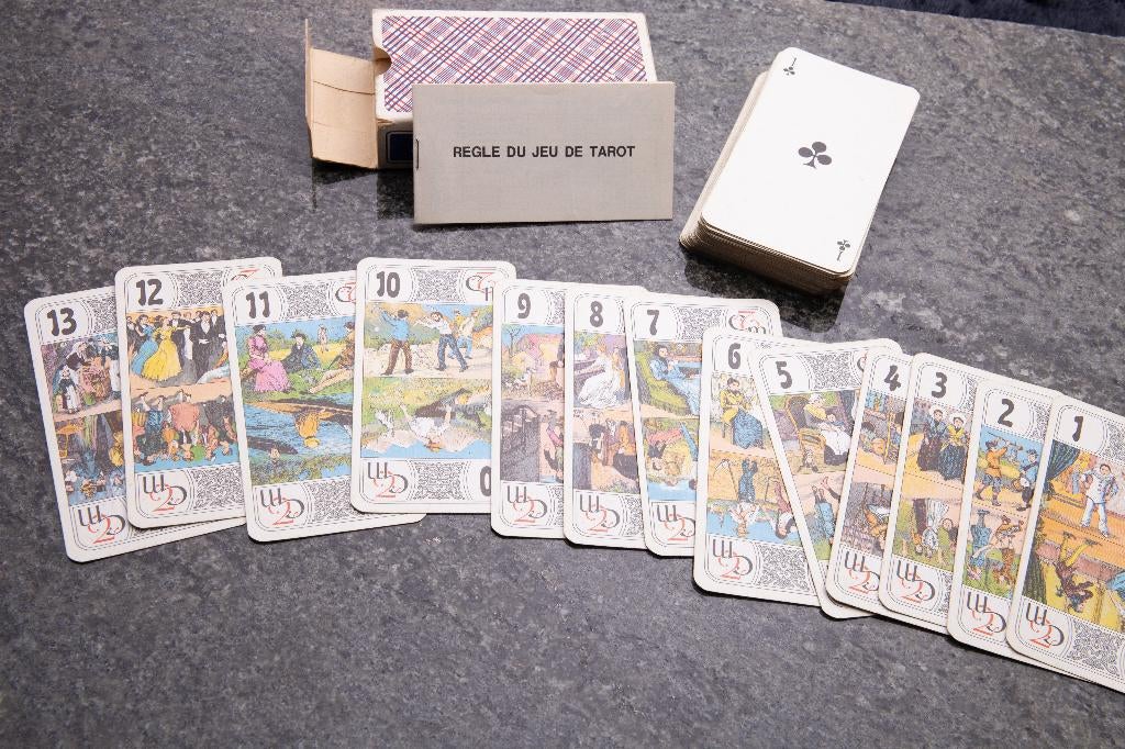 Cartes de tarot vintage — charmantes et mystérieuses, Enlèvement ou Envoi, Utilisé