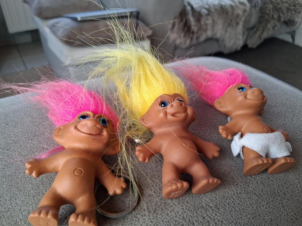 3 trollen sleutelhanger, Ophalen of Verzenden