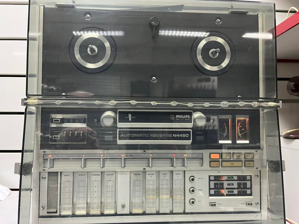 Philips N4450 bandrecorder - Hifi-stereo - jaren 70, Audio, Tv en Foto, Bandrecorder, Ophalen, Bandrecorder