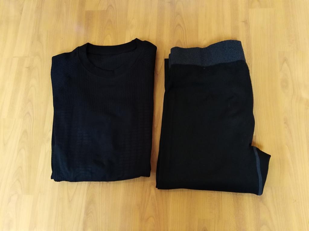 Sous-vêtements thermiques taille L, Enlèvement ou Envoi, Noir, Autres types