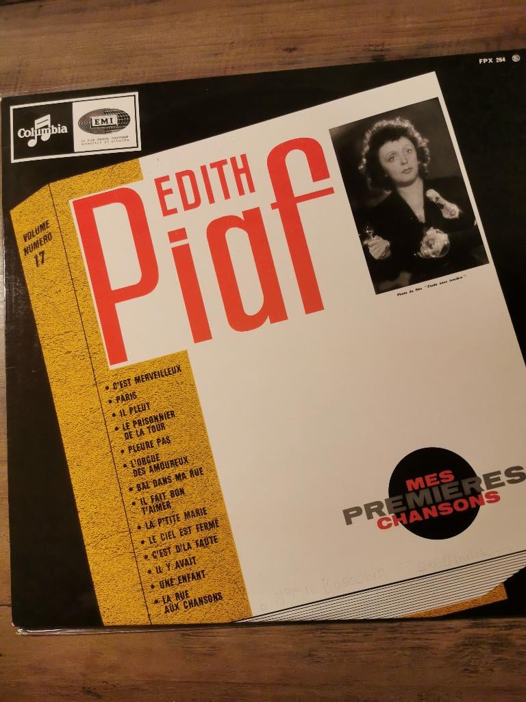Edith Piaf – Mes Premieres Chansons, Volume 17, LP, Enlèvement, Comme neuf, 12 pouces