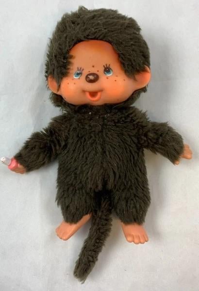 Sekiguchi Monchhichi Aap 1974 Japan Pop knuffel vintage 20cm, Verzenden, Zo goed als nieuw, Overige typen
