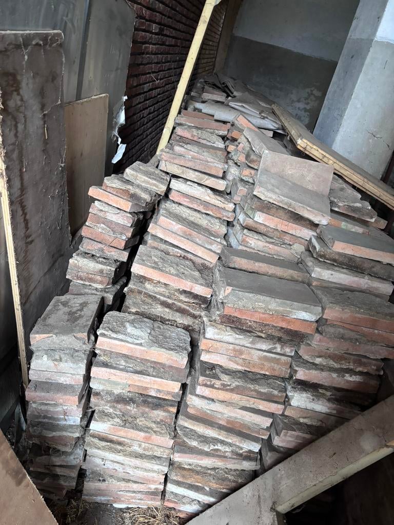 Gratis plavuisen, tegels (gereserveerd), Doe-het-zelf en Bouw, Tegels, Ophalen, Gebruikt, Vloertegels