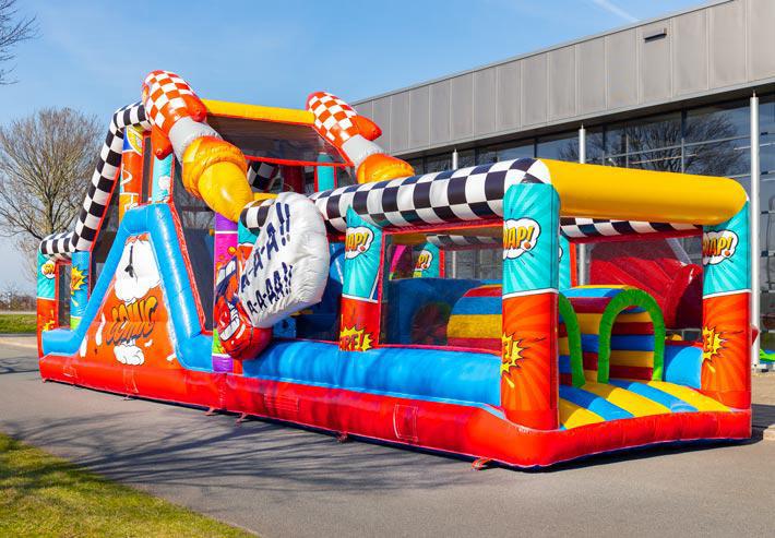 Springkasteel Comic Run te huur, Hobby & Loisirs créatifs, Enlèvement ou Envoi, Comme neuf