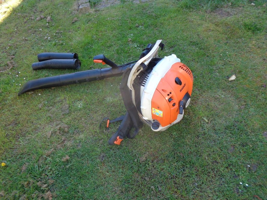 Stihl br 600 Magnum bladblazer met extra's, Tuin en Terras, Ophalen, Gebruikt, Ruggedragen, Stihl