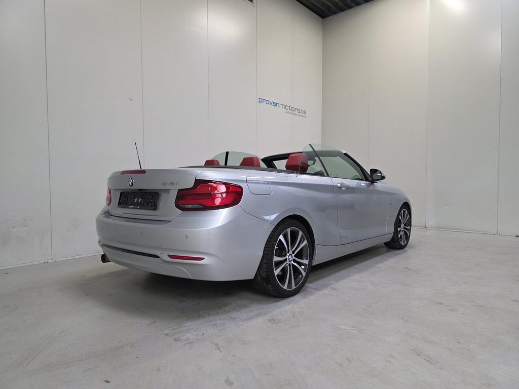 BMW 218 i Cabrio Autom. - GPS - Topstaat! 1Ste Eig!, 4 zetels, Euro 6, https://public.car-pass.be/vhr/59276915-9f30-45f8-b883-db83de3b291e