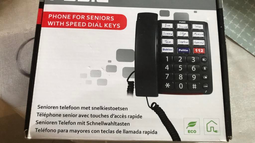 Telefoon met grote toetsen, Ophalen of Verzenden