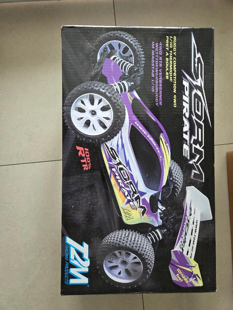 RC auto T2M Pirate T4906 + werkkoffer, Ophalen, Benzine, Auto offroad, Zo goed als nieuw