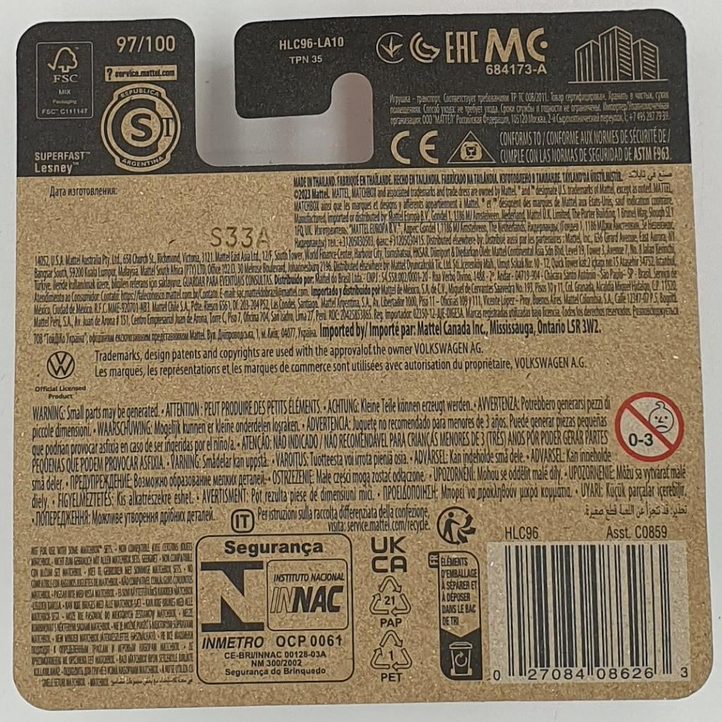 Matchbox - 1976 Volkswagen Golf GTI MK1 - HLC96 - 1:64, 333 Continental Boulevard, El Segundo, CA 90245, United States, Verzenden