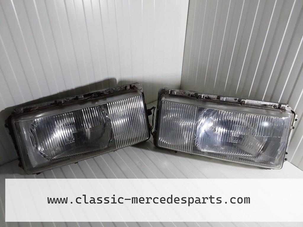 Set zeer nette Koplampen Mercedes W116 Bosch links en rechts, Gebruikt, -, Ophalen of Verzenden, -