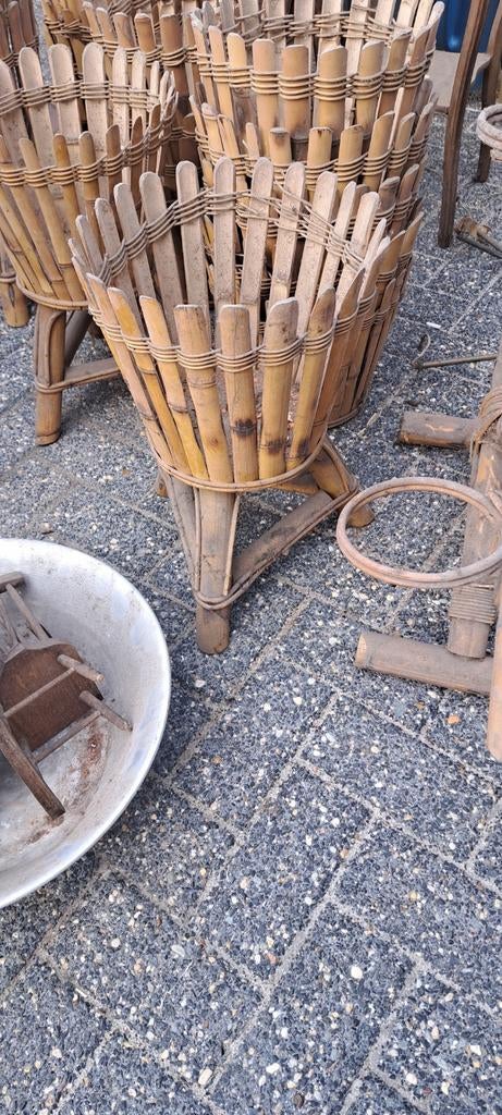 Vintage Bamboe plantenbak, Doe-het-zelf en Bouw, Ophalen